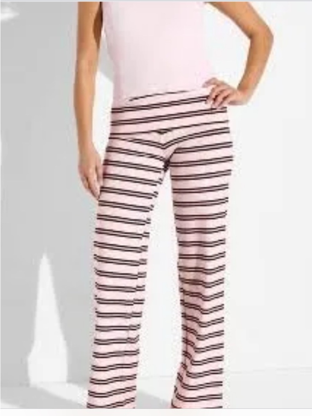 wild fable Pink and Burgundy Striped Wide Leg Pants